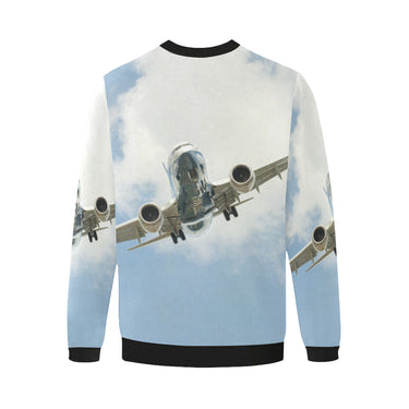 HOODIE - 116 Men's Oversized Fleece Crew Sweatshirt e-joyer
